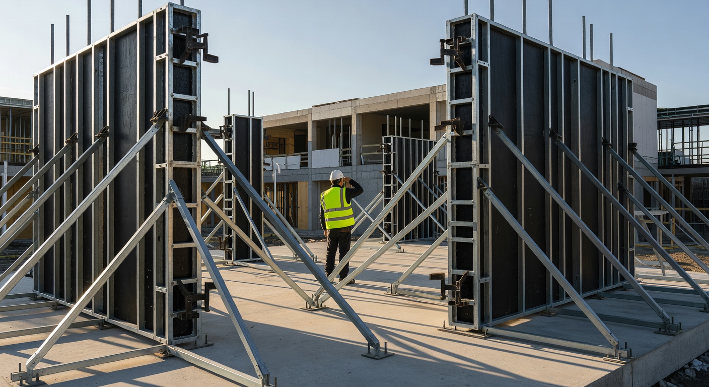 Jak przygotować budowę do projektu rozstawienia szalunków ściennych bez braków w osprzęcie